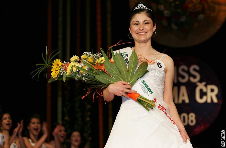 Miss Roma 2008. Kráska na tetím míst Veronika Stroblová