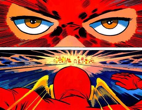Komiksový hrdina Flash alias Barry Allen