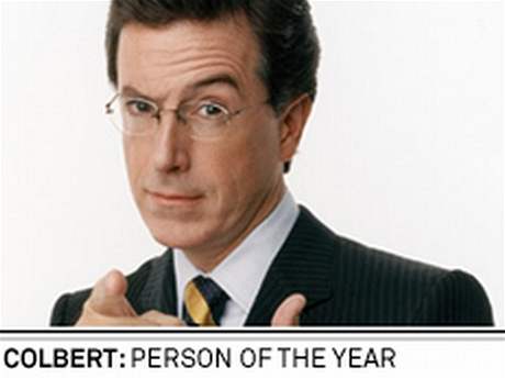 Osobností roku se stal Stephen Colbert, internetová celebrita z Comedy Central
