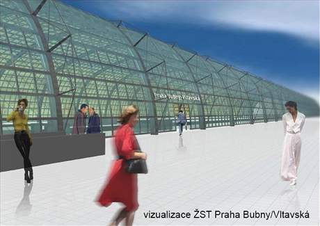 Krom obchod a byt vyroste v Bubnech u podle dívjích plán nové vlakové nádraí.