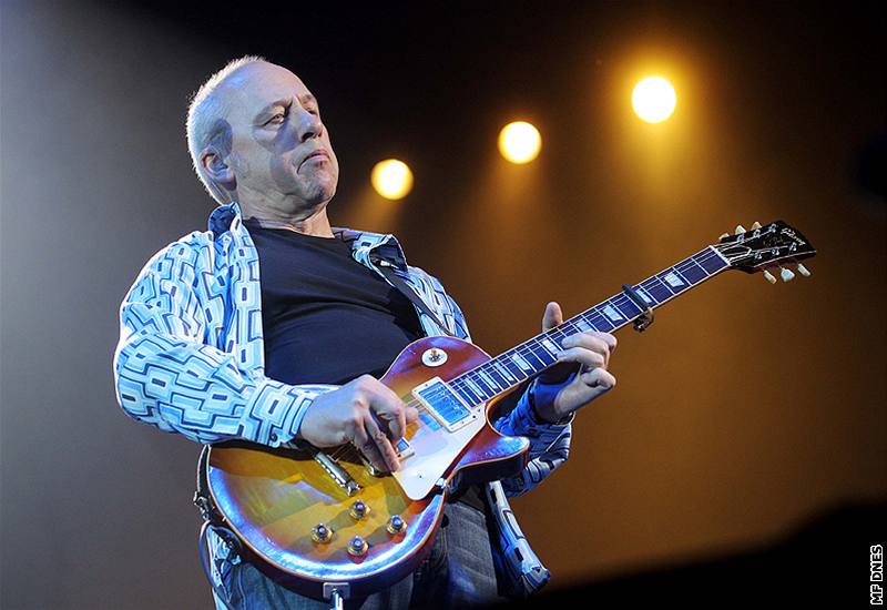 Mark Knopfler na koncert v Praze v loském roce.