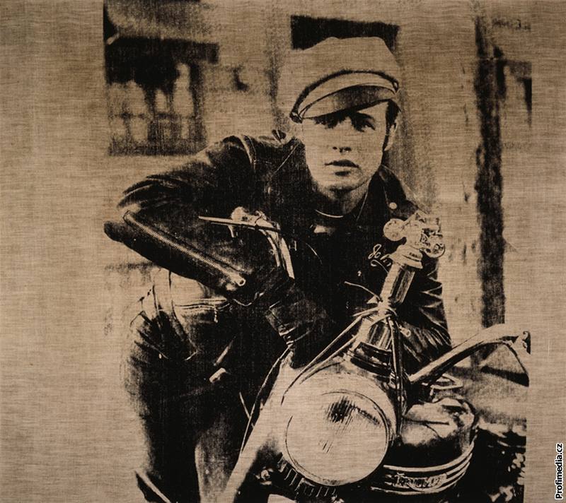 Andy Warhol - serigrafie Marlon Brando (výez)