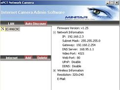 Sov nastaven IP kamery Edimax IC-1500WG 
