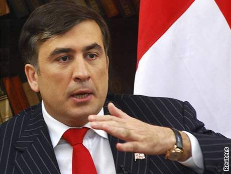 Podle prezidenta Saakaviliho se reportá piblíila k tomu, co se honí v hlavách nepátel Gruzie.