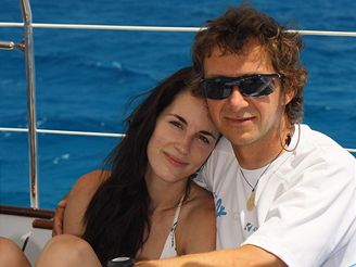 Lucie Vchov a David Kek v Karibiku