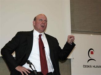 Steve Ballmer v Praze na Evropskm fru vdy a techniky podanm sdruenm esk hlava