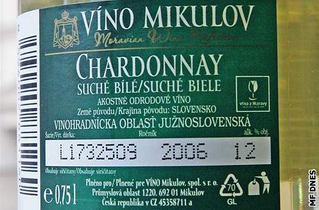 Klamavá reklama: Víno z Moravy
