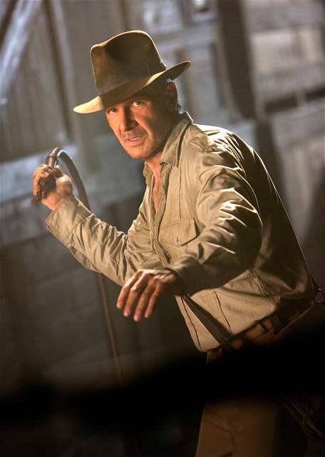 Harrison Ford ve filmu Indiana Jones a království kiálové lebky