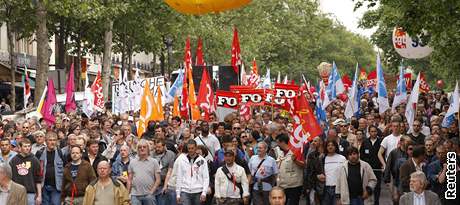 Stávka ve Francii omezila dopravu jen minimáln.