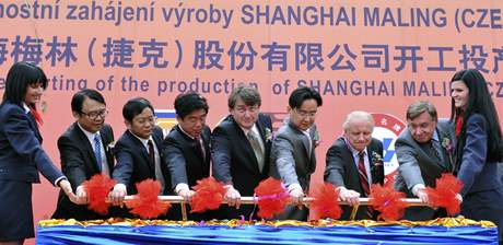 Spolenost Shanghai Maling zahájila provoz ve svém novém závod na výrobu masových výrobk v Hrobicích na Teplicku.
