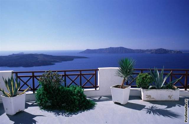 ecký ostrov Santorini