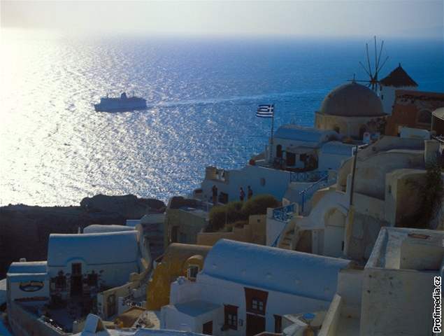 ecký ostrov Santorini