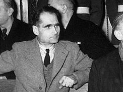 Rudolf Hess bhem procesu v Norimberku