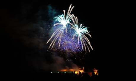 Festival ohostroj Ignis Brunensis 2008 zakonilo ohostrojov grandfinle nad hradem pilberk