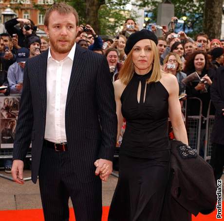 Madonna a její manel Guy Ritchie
