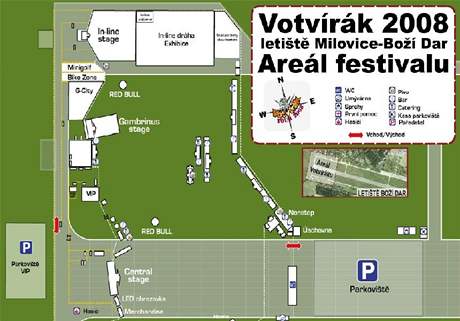 Votvrk 2008 - mapa arelu