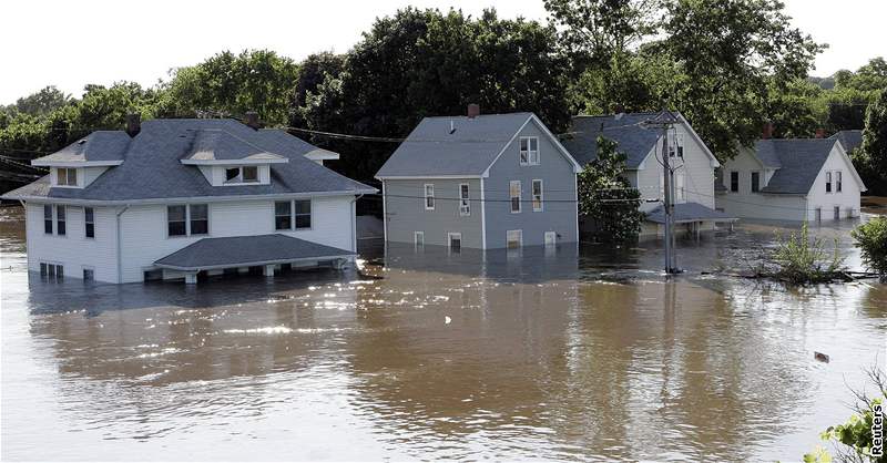 Americkou Iowu zasáhly masivní záplavy