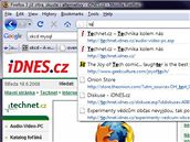 Firefox 3 - adresní ádek