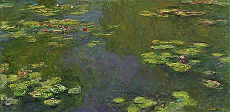Claude Monet - obraz Jezrko s leknny (Le bassin aux nymphas) 