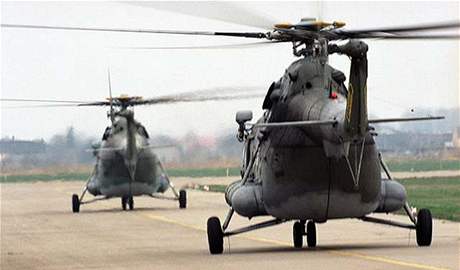 Vrtulníky Mi-17.