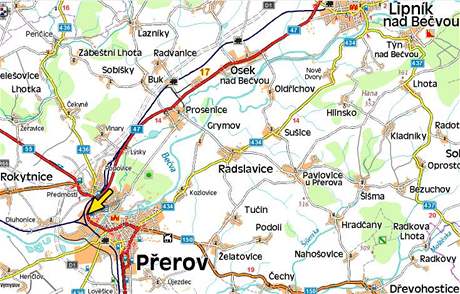 Mapa - Perov