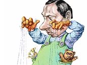 Karikatura Michaila Zlatkovského. Karikatura Michaila Zlatkovského.