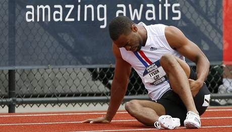 Zranný Tyson Gay