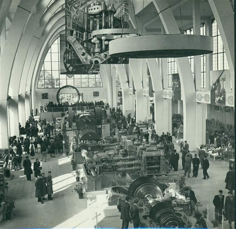 Strojírenská výstava v roce 1955, Brno 