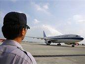 Mezi ínou a Tchaj-wanem zaaly po 59 letech létat pravidelné linky. (4. ervence 2008)