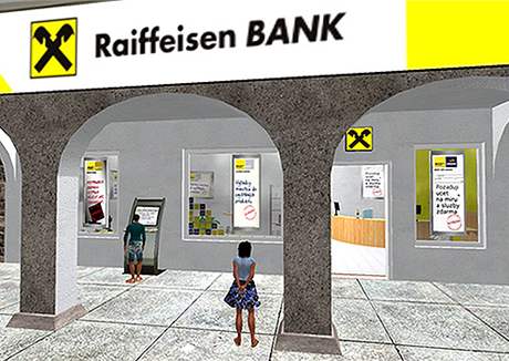 Poboka Raiffeisenbank ve virtuální realit