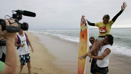 Mistrovstv v surfingu 2008 - vtzka Tereza Olivov