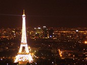 Eiffelova v z vkov budovy Montparnasse