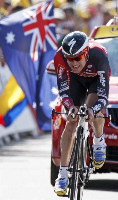 Australský cyklista Cadel Evans