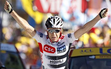 panlský cyklista Carlos Sastre.