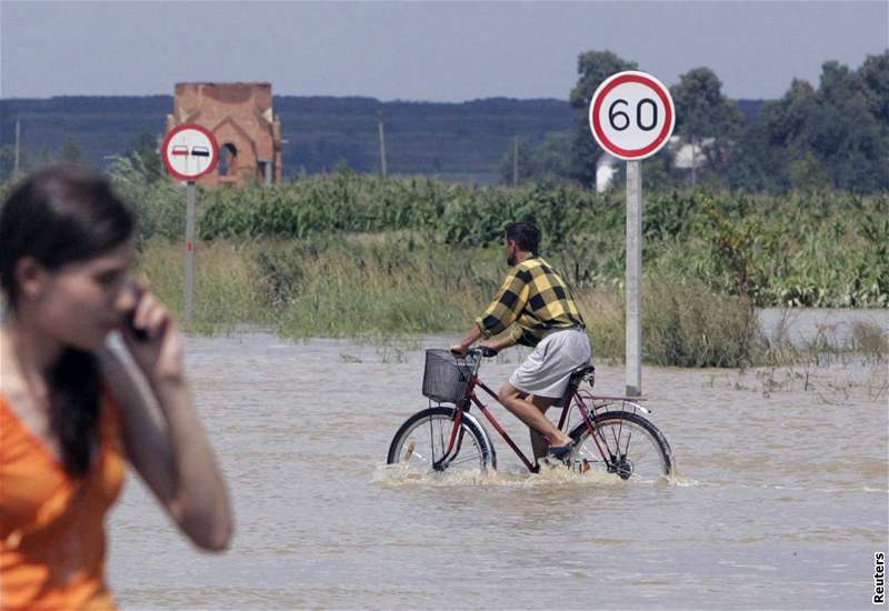 Záplavy na východ Evropy (28. ervence 2008)