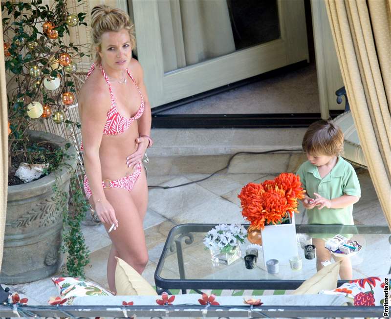 Britney Spears s tíletým synem Seanem Prestonem