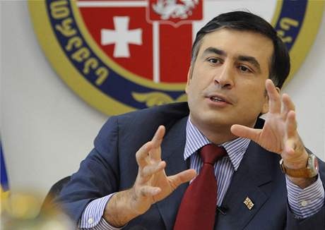 Michael Saakavili na setkn bezpenostn rady