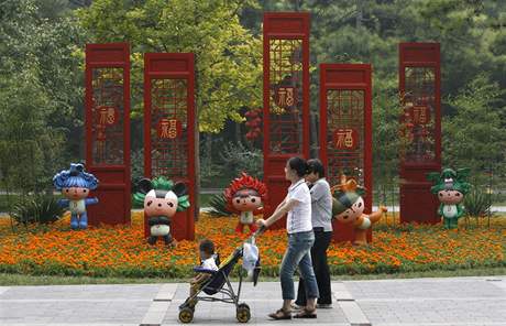 Park Ritan v centru Pekingu