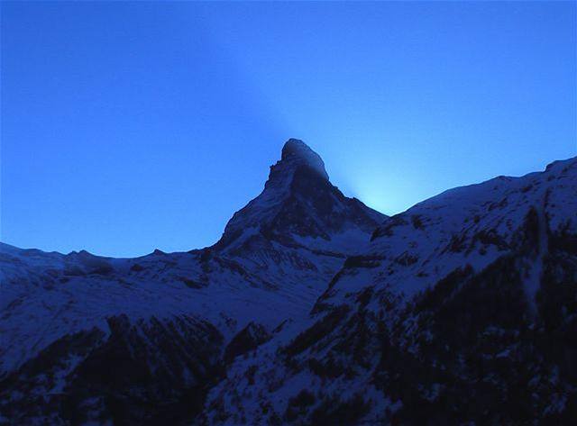 ze Zermattu (výcarsko, Valais),  pohled na Matterhorn