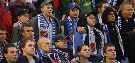 Pznivci Banku Ostrava na utkn s 1. FC Brno v sobotu 16. srpna 2008