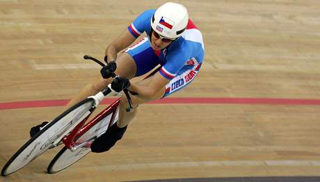 Lada Kozlíková na olympijském velodromu