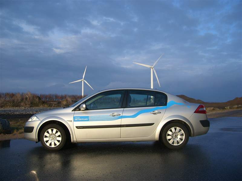 Elektromobil Renault Mégane projektu Better Place