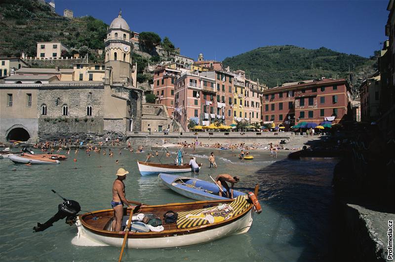 Itálie, Ligurské pobeí, Vernazza