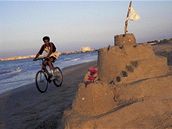 pláže u města Sousse, Tunisko pláže u města Sousse, Tunisko