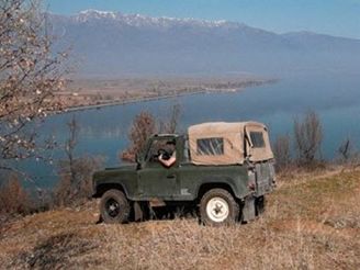 Off road, jezero Kerkini, Makedonie