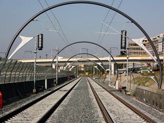 Nov spojen -tramvajov most na Krejcrku z pohledu strojvedoucho