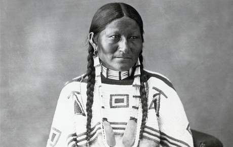 Indinsk squaw z kmene Sioux