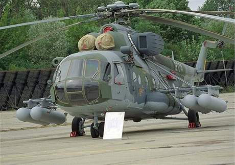 Vrtulník Mi-171, modernizovaná verze osvdeného ruského stroje Mi-17, který pouívá eské letectvo
