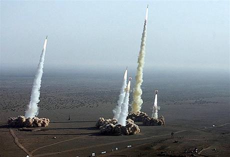 Zkouka íránských raket (Ilustraní foto)