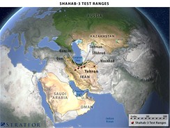 Rozmístění raket Shahab 3